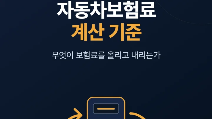 자동차보험료 계산 기준 썸네일